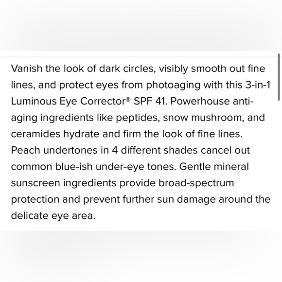 New and sealed DRMTLGY Luminous Eye Corrector SPF 41 UVA UVB protection - Picture 3 of 12